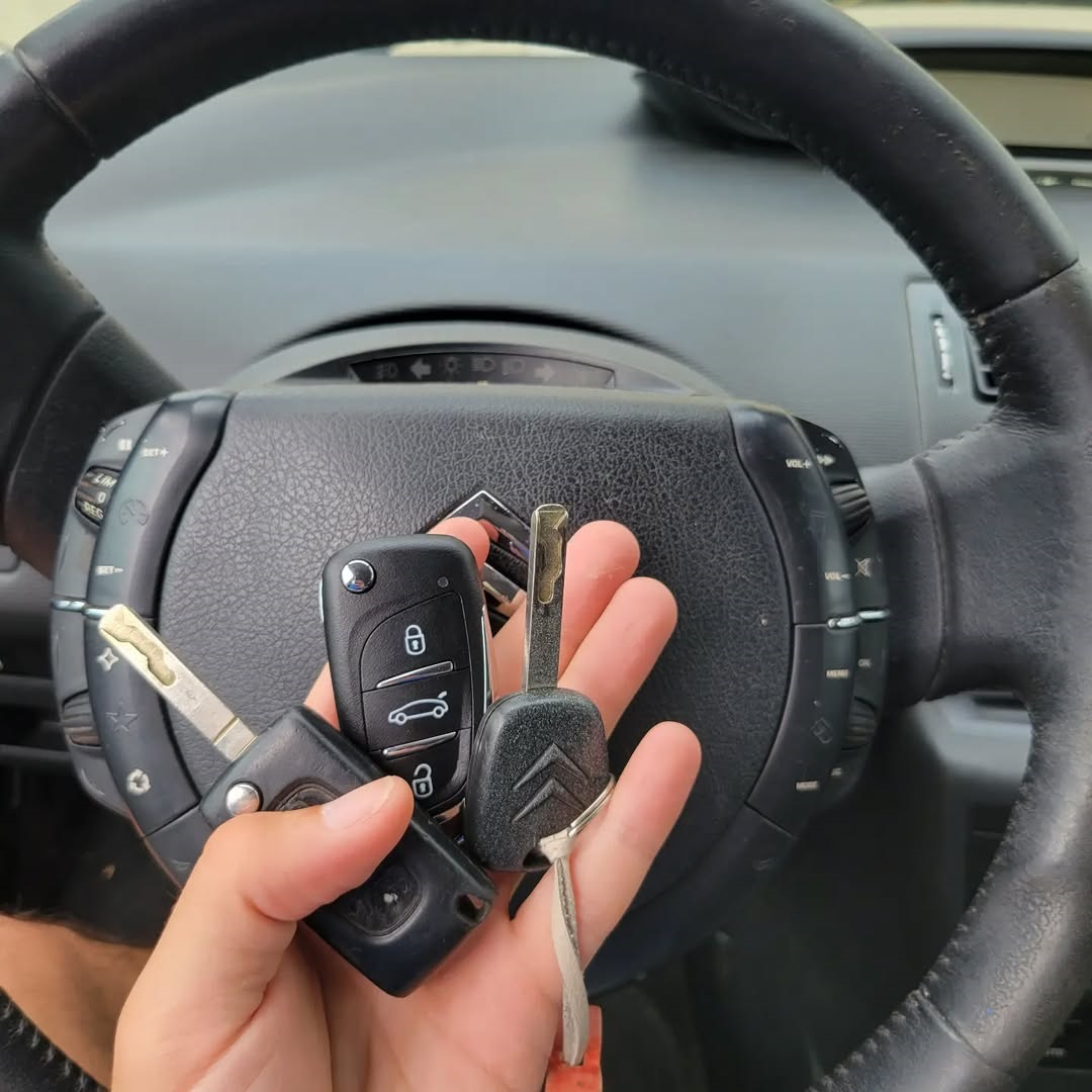 Double de clé Citroën reproduit par LHKEY au Havre